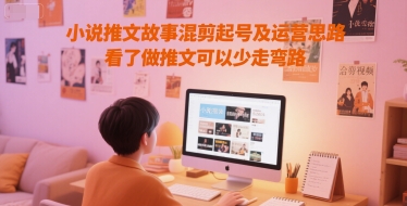 小说推文：故事混剪起号及运营思路-AI创作学习-提示词应用-短视频玩法唐辛AI创作学习网