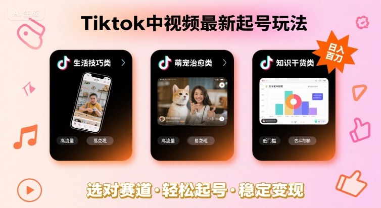 TikTok 中视频新玩法！新闻 + 体育 + 非洲部落，快速起号！-AI创作学习-提示词应用-短视频玩法唐辛AI创作学习网
