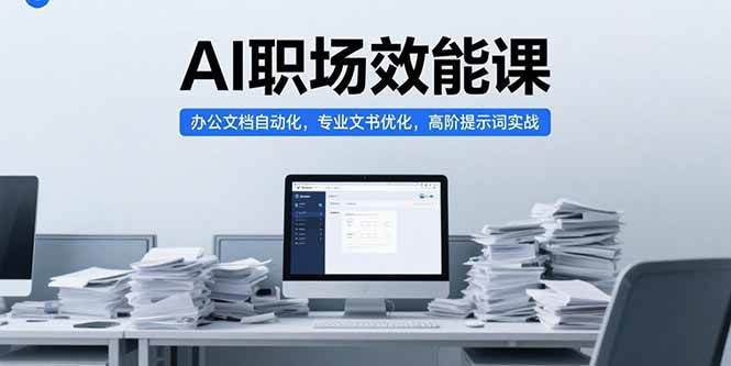 AI职场效能课，办公文档自动化，专业文书优化，高阶提示词实战-AI创作学习-提示词应用-短视频玩法唐辛AI创作学习网
