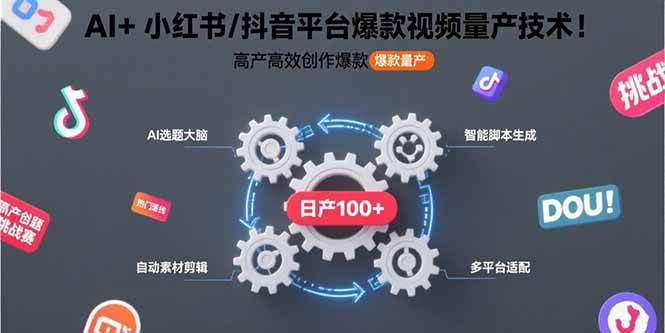 用 AI 在小红书、抖音做视频，有绝招！能批量搞出爆款，又多又快，唰唰出片还能火，这技术绝了！-AI创作学习-提示词应用-短视频玩法唐辛AI创作学习网