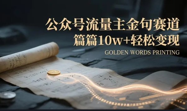 公众号流量主金句赛道，篇篇10w+轻松变现，多种模式选择-AI创作学习-提示词应用-短视频玩法唐辛AI创作学习网