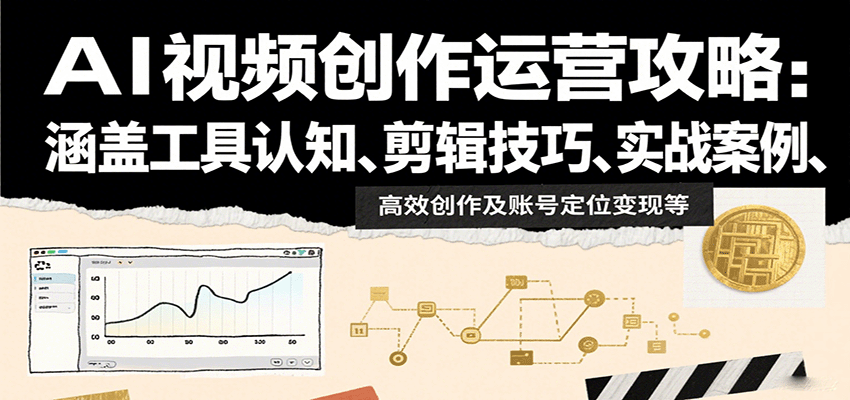 AI 视频创作攻略！工具，剪辑，案例全涵盖，高效做账号！-AI创作学习-提示词应用-短视频玩法唐辛AI创作学习网