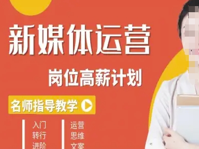 新媒体运营高薪升核培养计划超给力！小白入门、想转行落地、能力进阶全教，帮你稳稳拿高薪，走好新媒体职业路！-AI创作学习-提示词应用-短视频玩法唐辛AI创作学习网