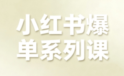 小红书爆单系列课，聚焦小红书电商全链路增长-AI创作学习-提示词应用-短视频玩法唐辛AI创作学习网