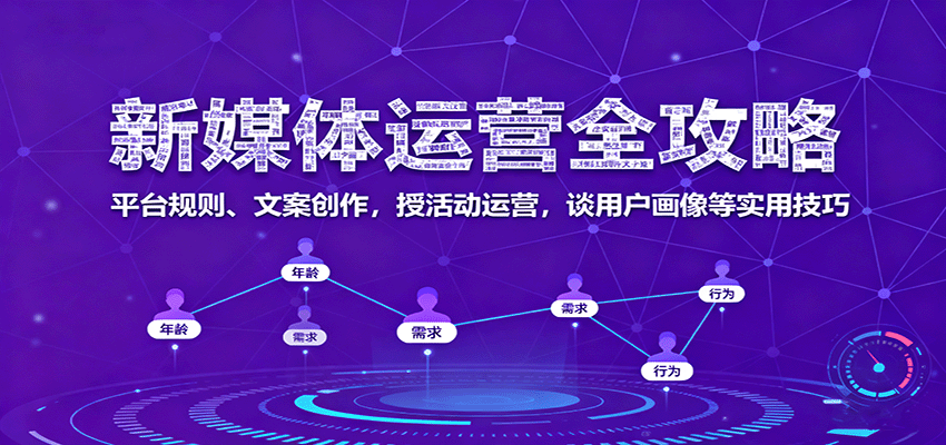 新媒体运营全攻略：平台规则、文案创作，授活动运营，谈用户画像等实用技巧-AI创作学习-提示词应用-短视频玩法唐辛AI创作学习网